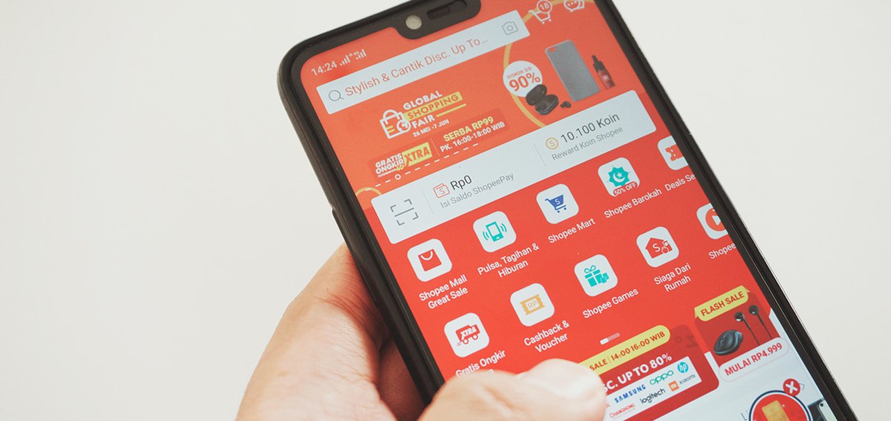 Shopee terá semana com descontos de até 40% em Motorola, PlayStation e mais