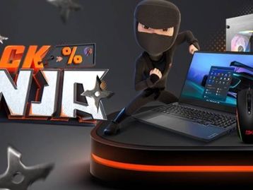 Descontos de até 70% no Black Ninja do KaBuM!