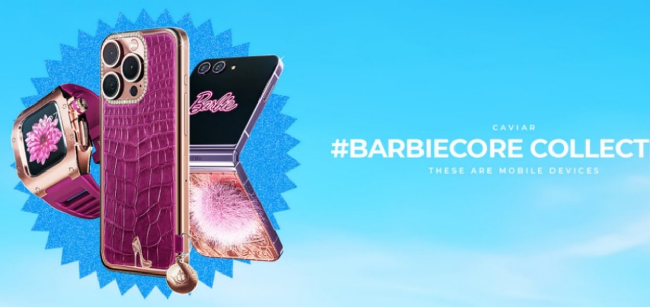 iPhone 15 Pro, Galaxy Z Flip 5 e Apple Watch Series 9 ganham edição especial da Barbie