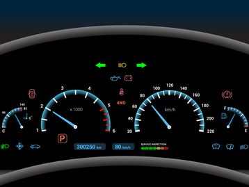 Como descobrir o significado das luzes no painel de um carro com seu iPhone?