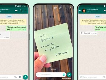 Como mandar foto temporária no WhatsApp?