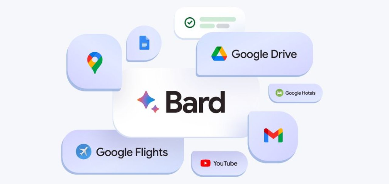 Bard: inteligência artificial agora tem integração com YouTube, Gmail e mais apps do Google