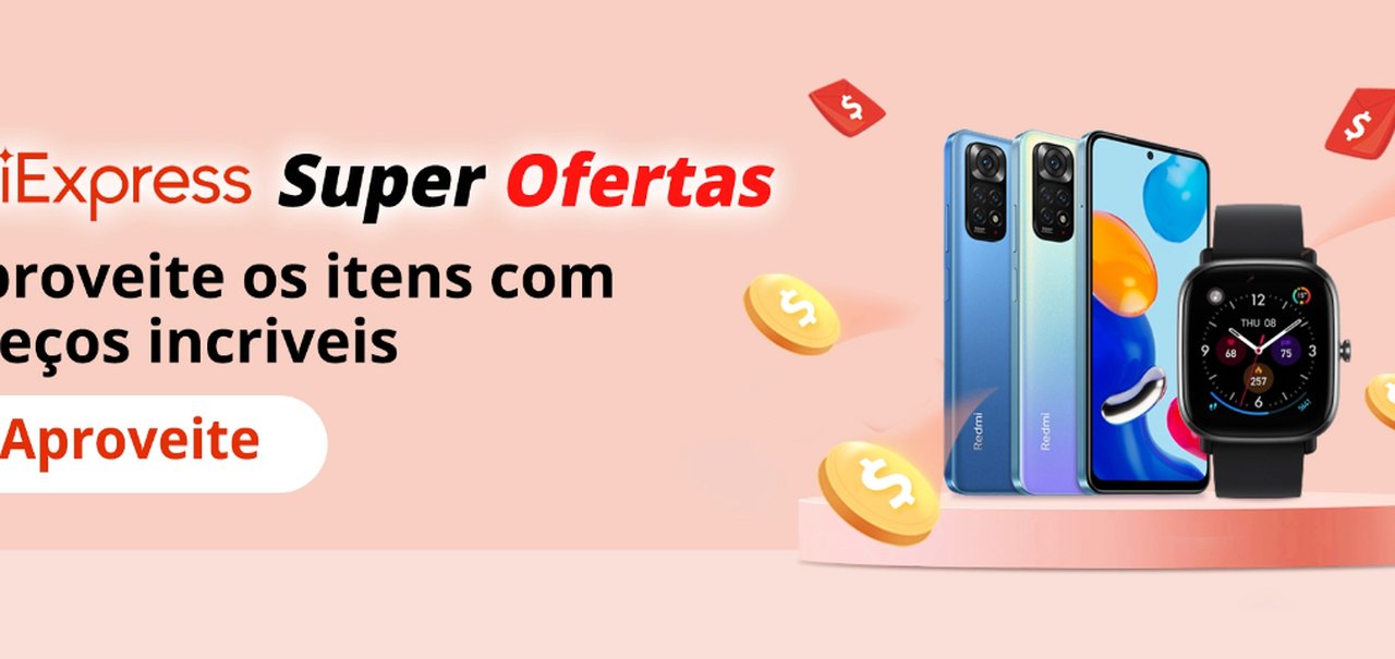 Super Ofertas no AliExpress: descontos de até 75% e produtos a partir de R$ 10