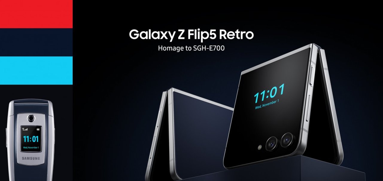 Samsung lança Galaxy Z Flip 5 Retro em homenagem a clássico dos anos 2000