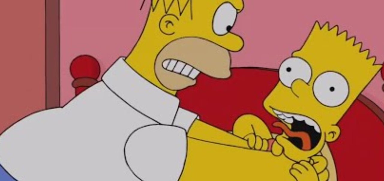 Os Simpsons: desenho explica porque Homer parou de estrangular Bart