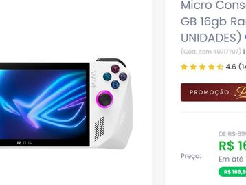 Loja falsa oferece ROG Ally com 97% de desconto; conheça o golpe