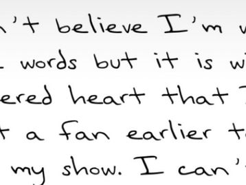 Taylor Swift publica carta sobre falecimento de fã em show no Rio de Janeiro