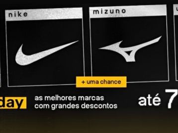 Replay Marcas Day na Centauro: até 75% off em Adidas, Nike, Mizuno, Puma e mais