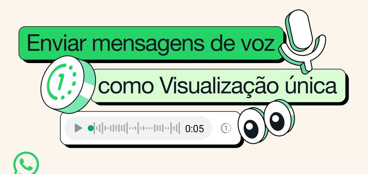 WhatsApp agora pode enviar mensagem de voz que desaparece após ser ouvida