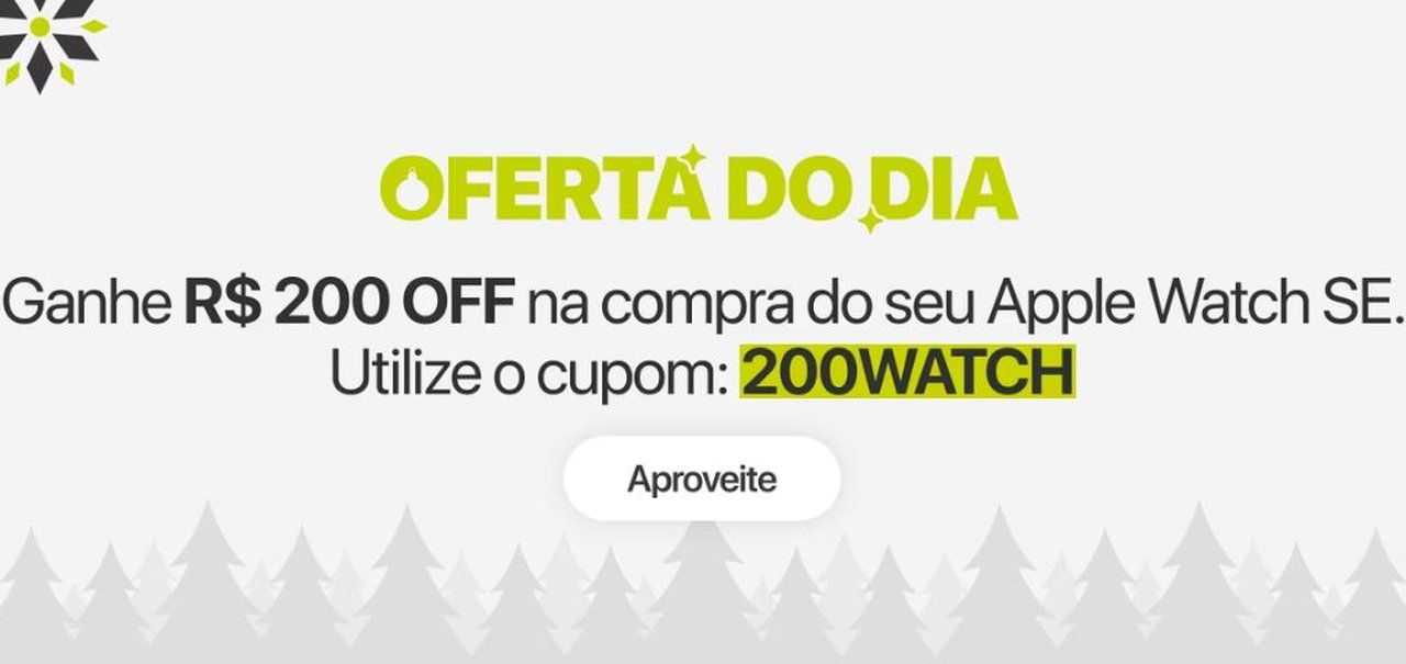 Oportunidade: Smartwatch Apple Watch SE com cupom de R$ 200 de desconto na iPlace