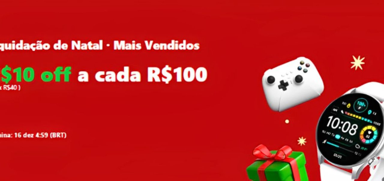 Liquidação de Natal no AliExpress: centenas de produtos, frete grátis e cupons especiais