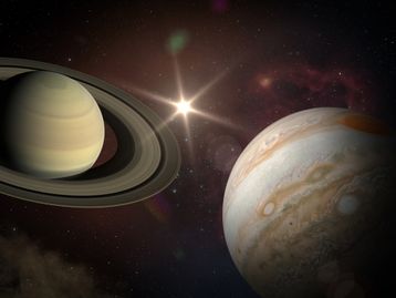 O que aconteceria se Júpiter e Saturno colidissem?