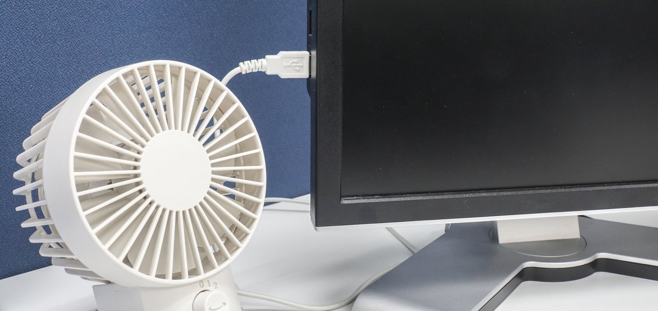 Ventilador de mesa USB: 5 modelos para você se refrescar