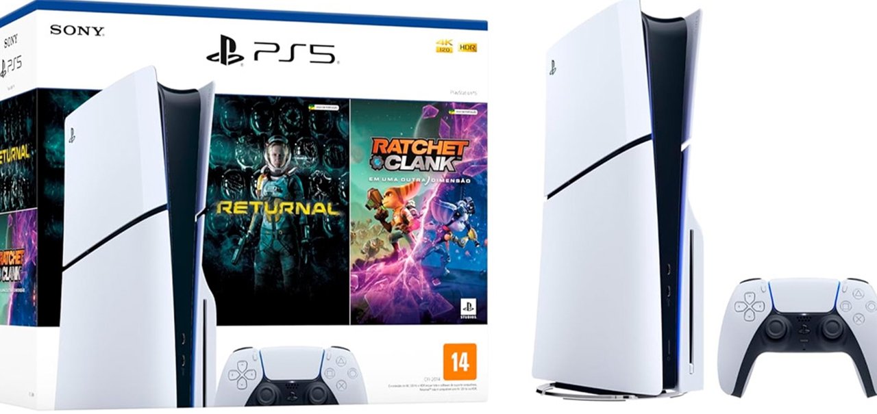 PS5 Slim ganha novo bundle com dois jogos no Brasil; veja o preço!