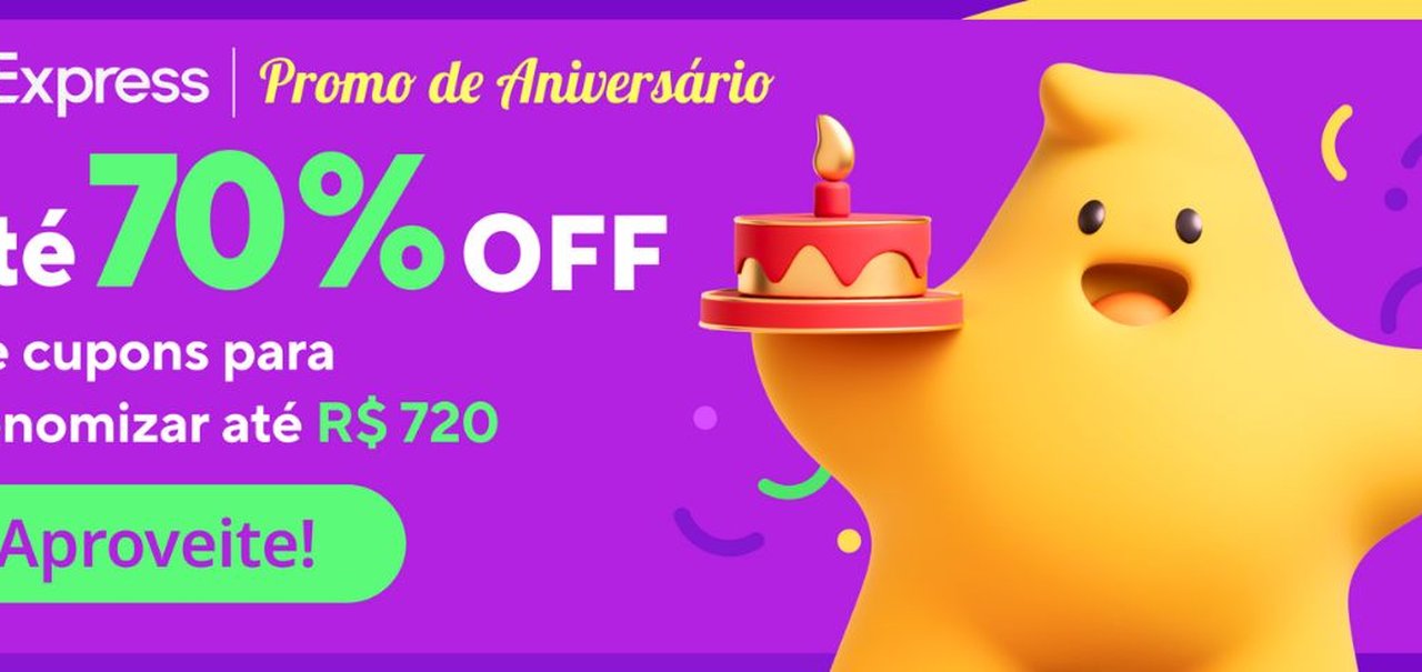 Último dia para aproveitar as ofertas do Aniversário AliExpress; confira algumas oportunidades e cupons exclusivos