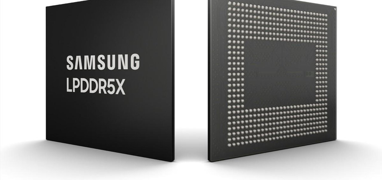 Samsung anuncia memória LPDDR5X com foco em IA e velocidade de 10,7 Gbps