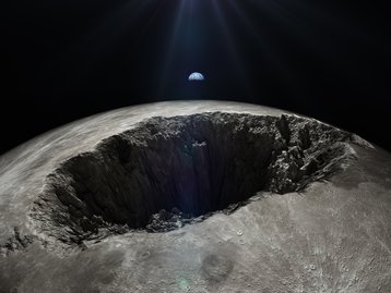 'Segunda Lua da Terra' pode ter sido formada em cratera no satélite natural