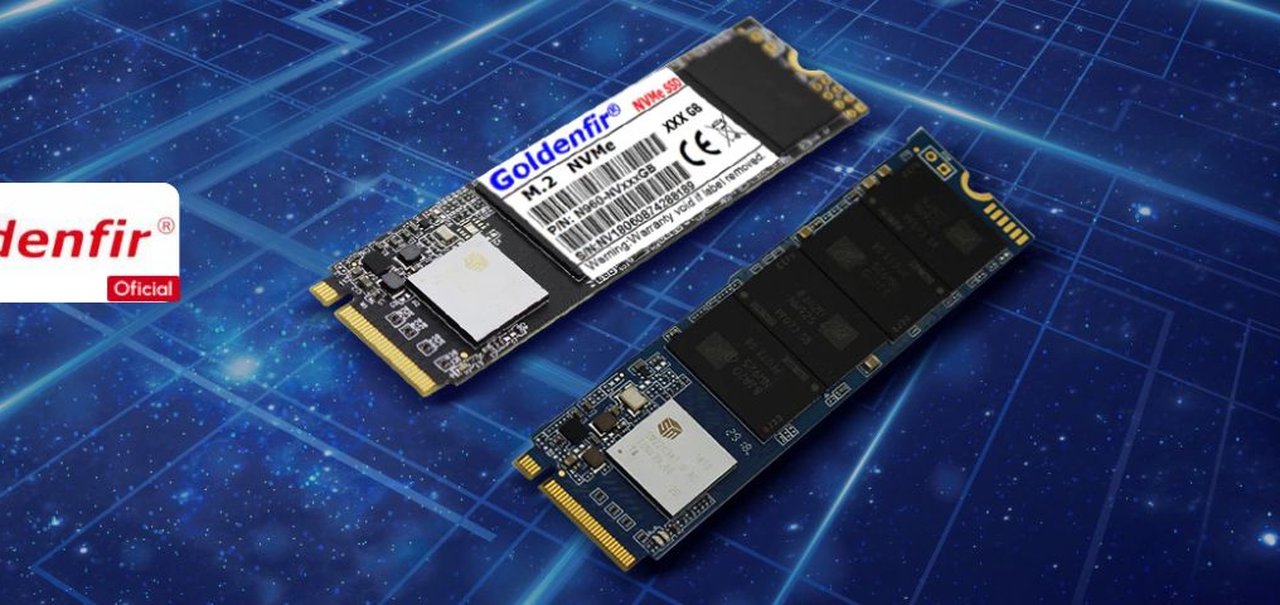 Goldenfir na Shopee: SSDs da marca pelo menor preço na Loja Oficial