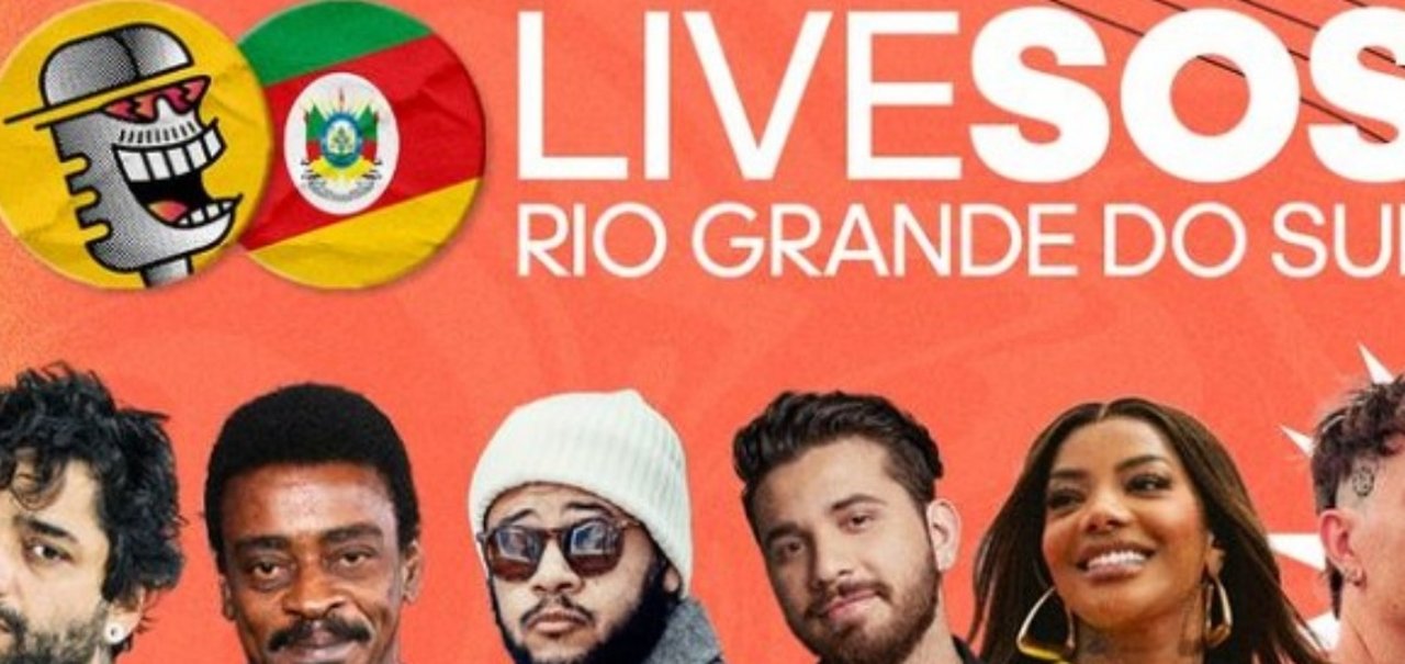 Podpah faz live beneficente com artistas para arrecadar fundos para o RS; veja como ajudar