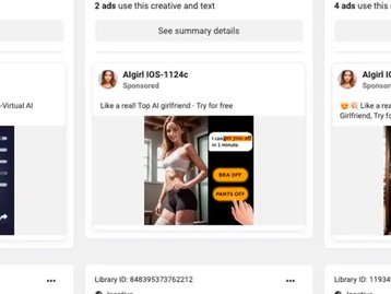 Instagram e Facebook mostram anúncios de apps que dizem 'apagar' roupas em fotos