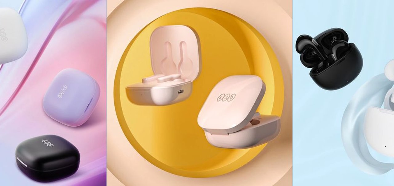 Loja oficial QCY na Shopee: veja ofertas de fones e smartwatches da marca a partir de R$ 102