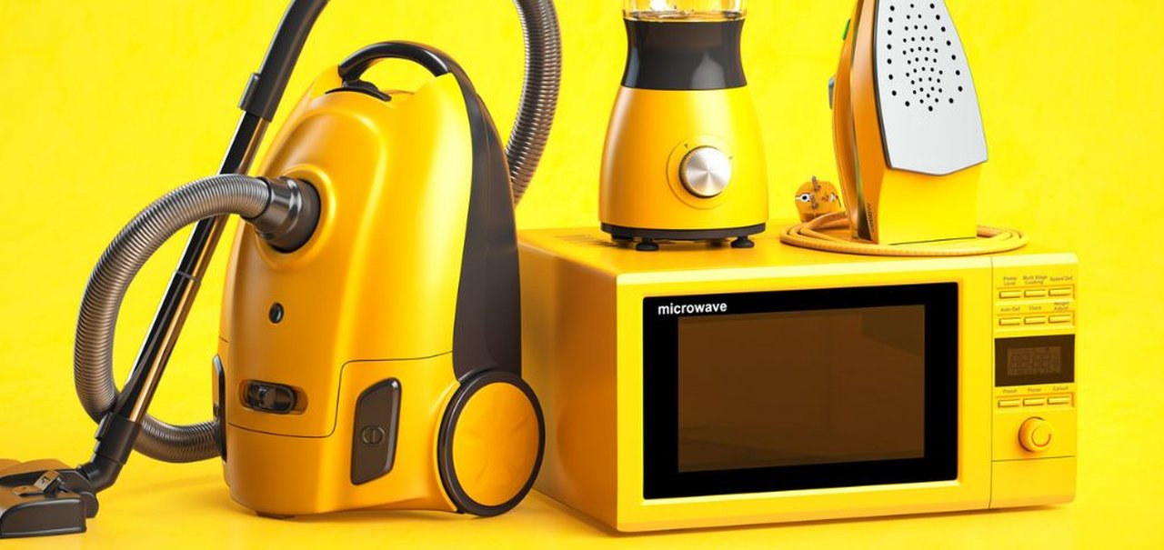 Eletrodomésticos e portáteis com até 60% de desconto: confira lista com geladeira Frost Free, air fryer, robô aspirador e mais