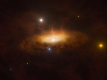 Astrônomos assistem ao despertar de um buraco negro massivo em tempo real