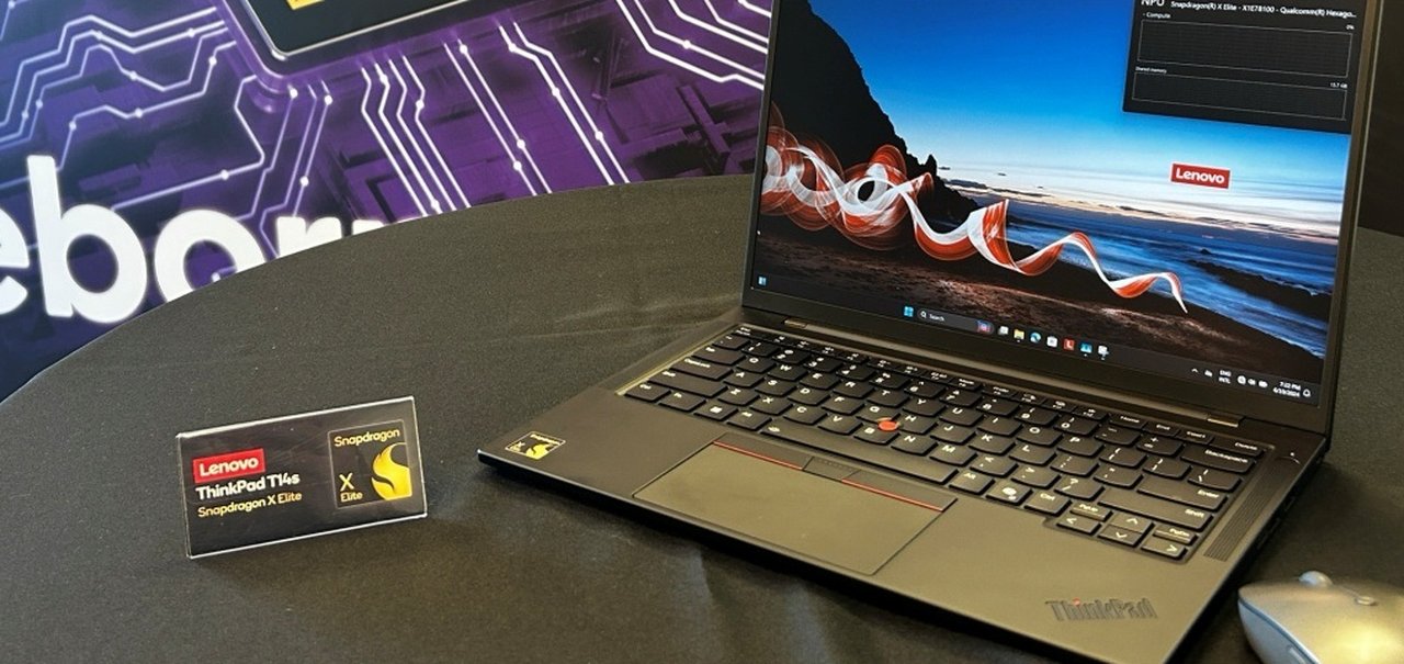 Lenovo lança primeiros notebooks com Snapdragon X Elite no Brasil; veja