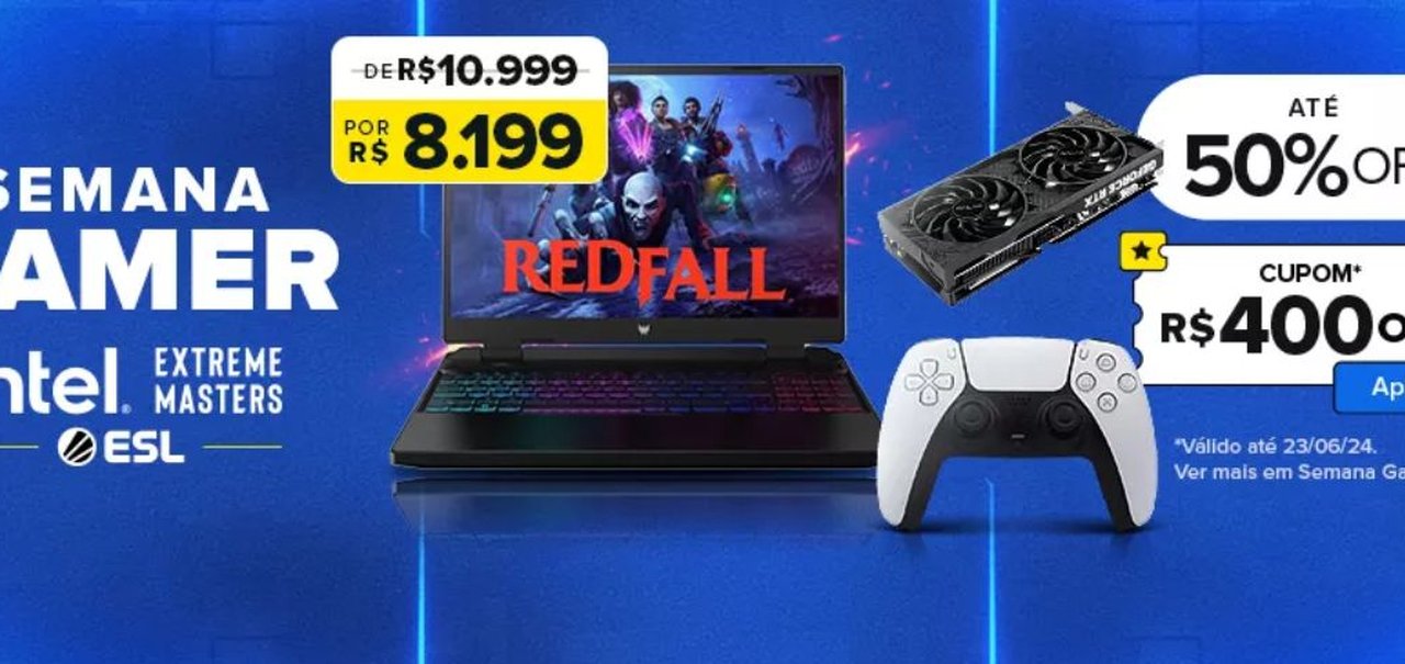 Compre seu Notebook Gamer com desconto: modelos Acer, ASUS, Lenovo e Dell com até 45% de desconto