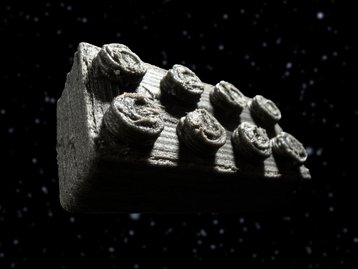 Cientistas criam Lego de poeira cósmica para construção de abrigos na Lua