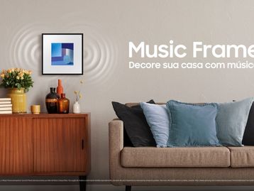 Samsung Music Frame começa a ser vendida no Brasil por R$ 3 mil