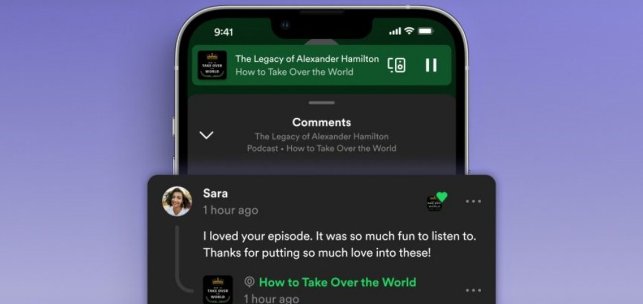 Spotify lança comentários em podcasts e novo app para criadores