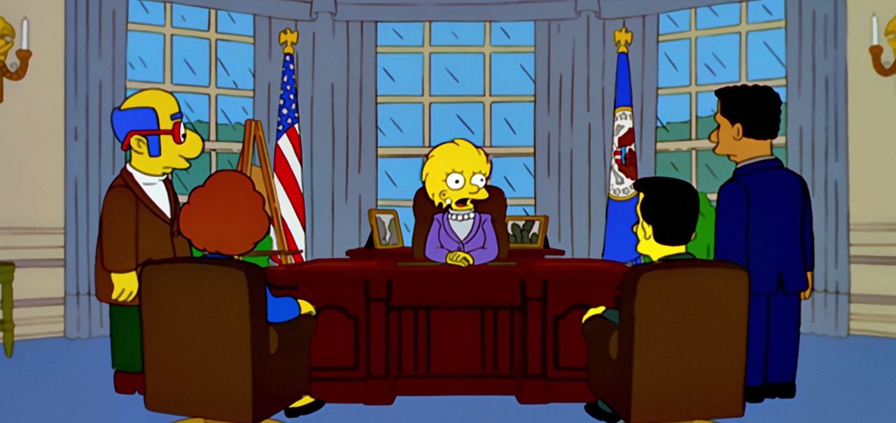 Os Simpsons previu Kamala Harris como presidente dos EUA? Entenda