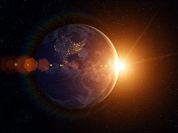 Direita ou esquerda: para que lado a Terra gira no sistema solar?