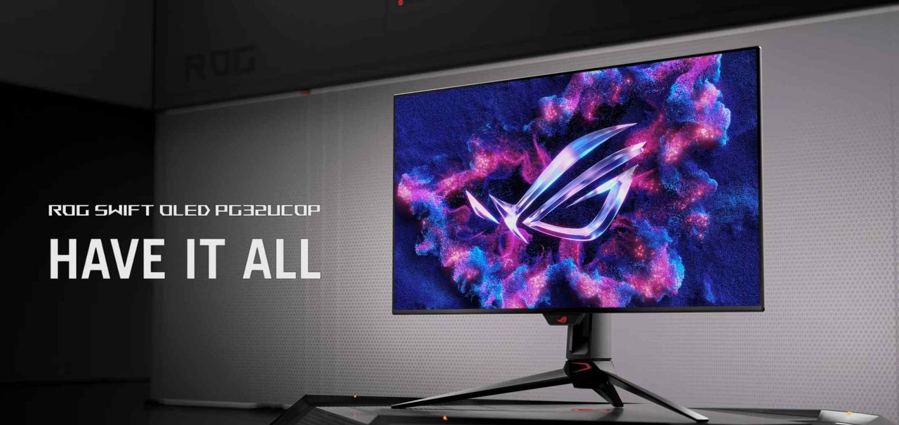 Asus lança monitor WOLED 4K com dual-mode para FHD de 480Hz