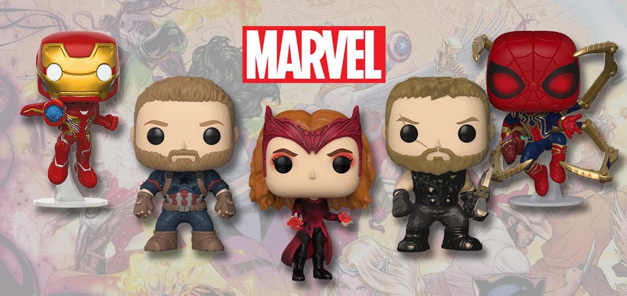 Funkos Pop! da Marvel com até 50% de desconto no Mercado Livre; confira