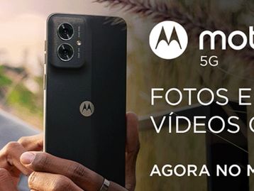 Moto G55: novo celular Motorola com R$ 100 de desconto com o cupom da Amazon