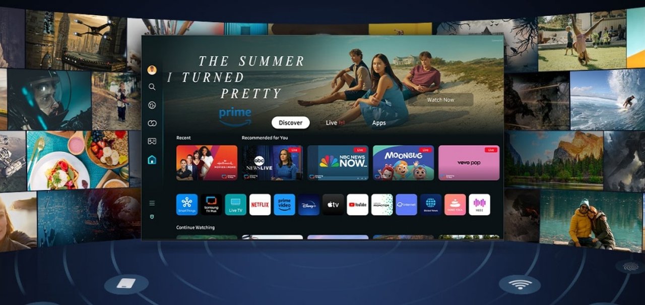 Samsung começa a disponibilizar atualização com a One UI para smart TVs no lugar do Tizen