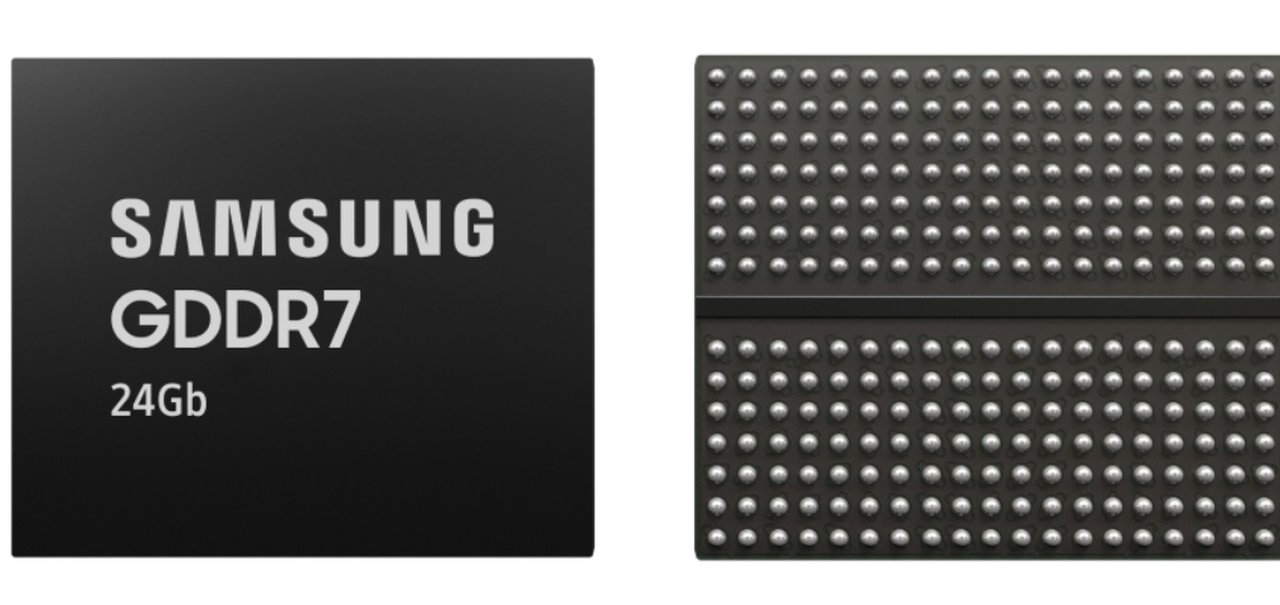 Samsung anuncia memória GDDR7 de 24 Gb com a maior velocidade do setor