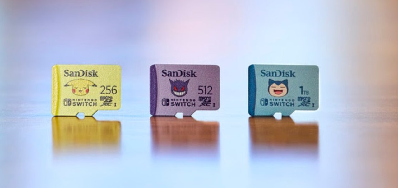 Cartões microSD de Pokémon da SanDisk chegam ao Brasil; veja preços