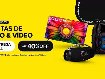 Black Friday Mercado Livre: confira itens de Áudio e Vídeo JBL, Samsung, LG e mais com até 40% OFF