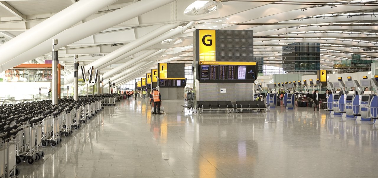 Aeroporto de Londres será "bombardeado" por publicidade do Galaxy S5