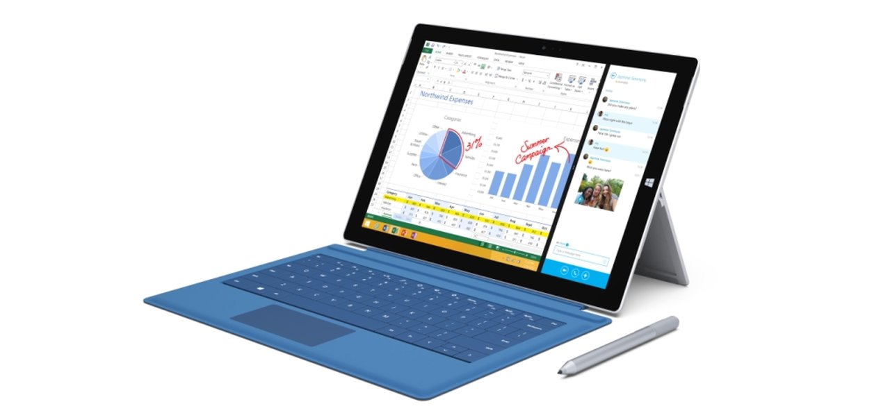 Microsoft Surface Pro 3 ganha docking station e nova Type Cover