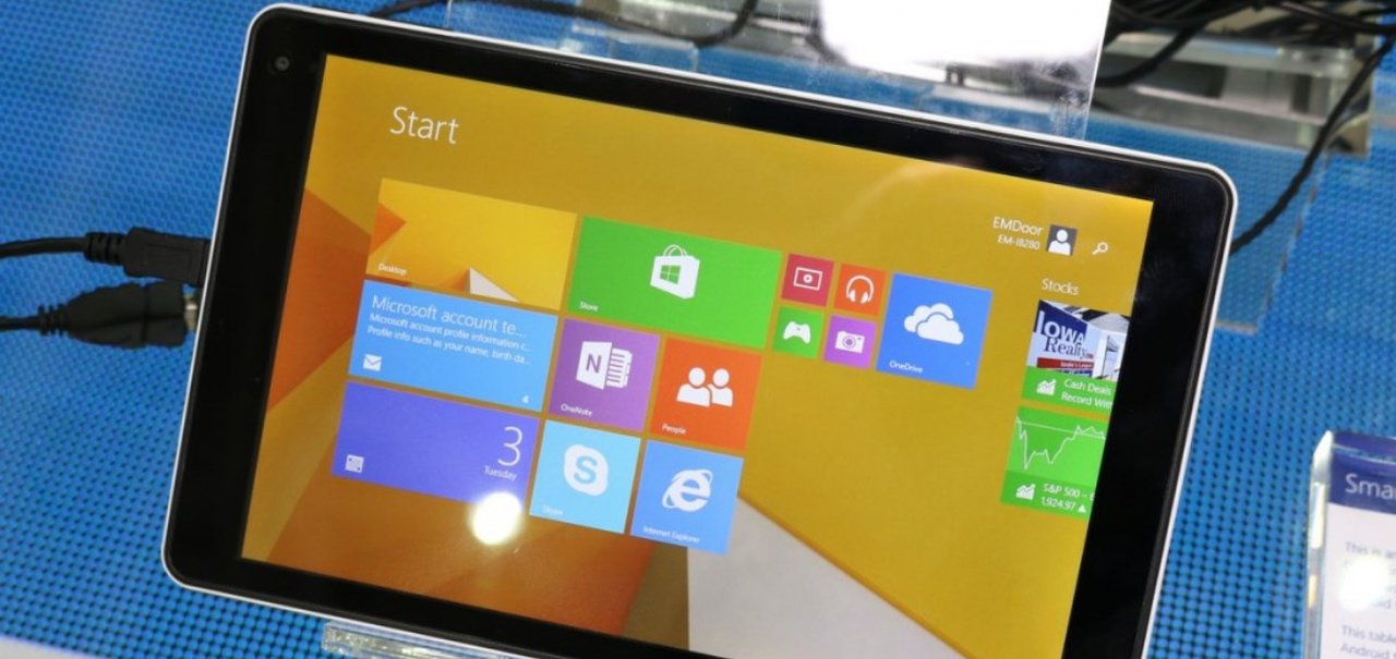 Emdoor EM-i8080, o tablet que roda Windows 8.1 e custa US$ 100