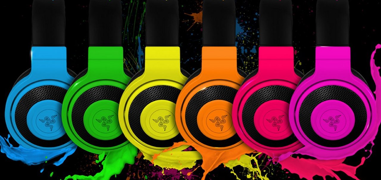 Razer lança a série Kraken Neon de headsets e headphones