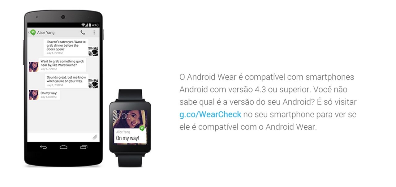 Seu smartphone é compatível com o Android Wear? Descubra em um clique!