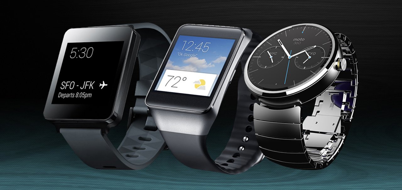 Comparação: smartwatches LG G Watch, Samsung Gear Live e Moto 360