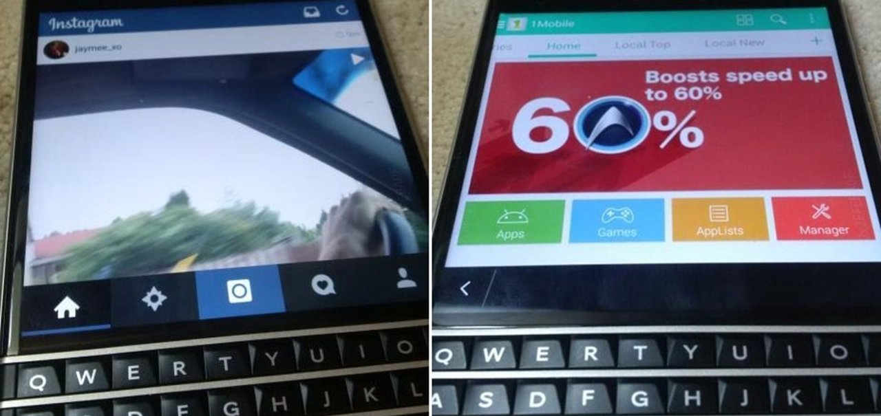 BlackBerry Passport: veja como os apps do Android ficam na tela quadrada