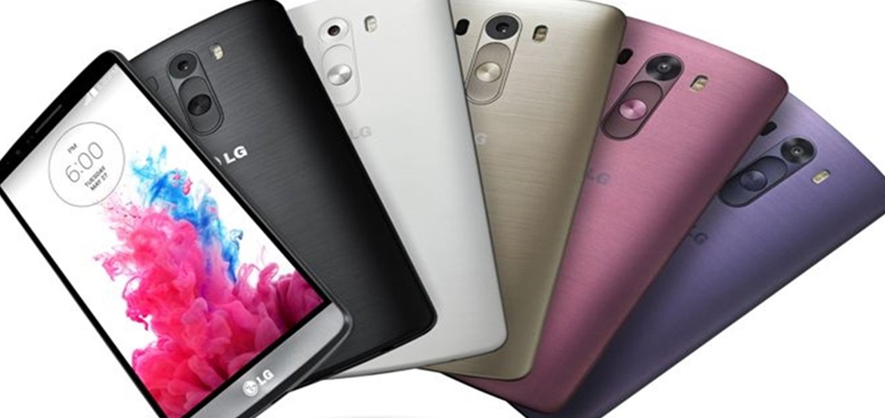 LG G3 vai chegar nas cores Burgundy Red e Moon Violet mês que vem