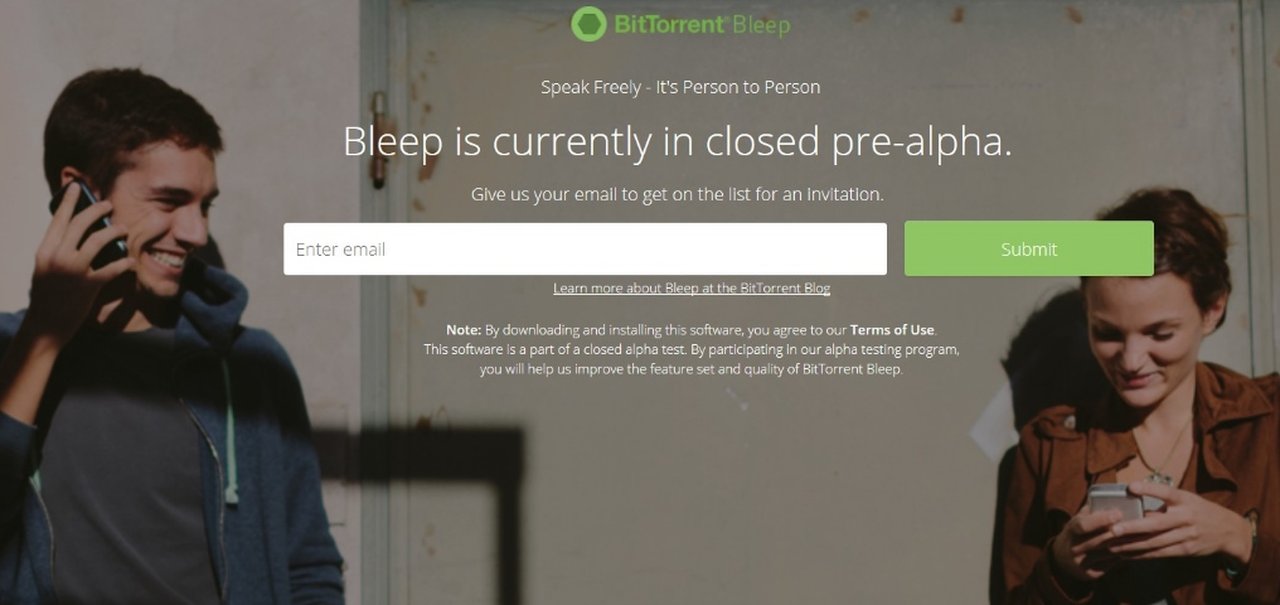 BitTorrent Bleep: bate-papo de texto e voz com segurança reforçada